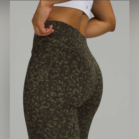 lululemon athletica Pants - Lululemon Base Pace High Rise Crop  Incognito Camo Multi Color Nulux Fabric